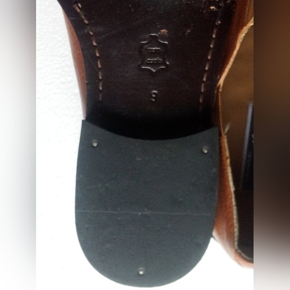 Michele Olivieri Designer Exotic Leather Square-toe Slip-On Shoes Men's 9 Brown - Picture 12 of 15